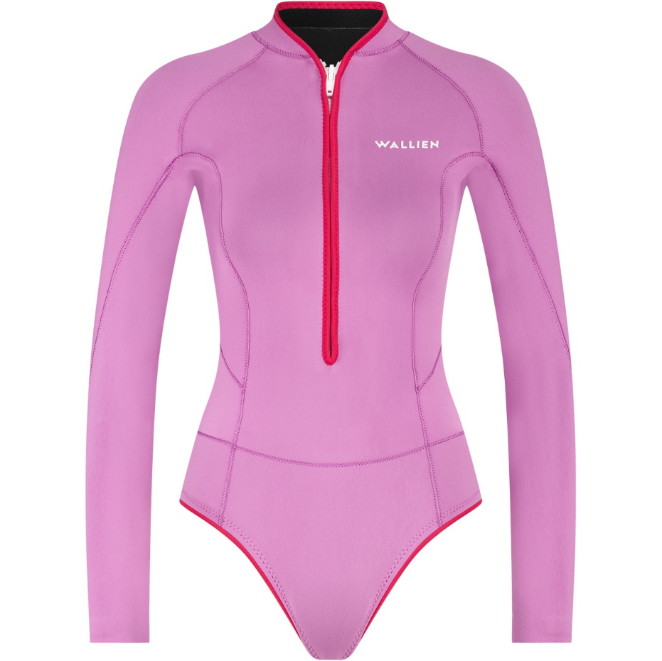 2026 Wallien Womens Horizonia Yulex 1.5mm Front Zip Springsuit Wetsuit 10101 -.. Lilac